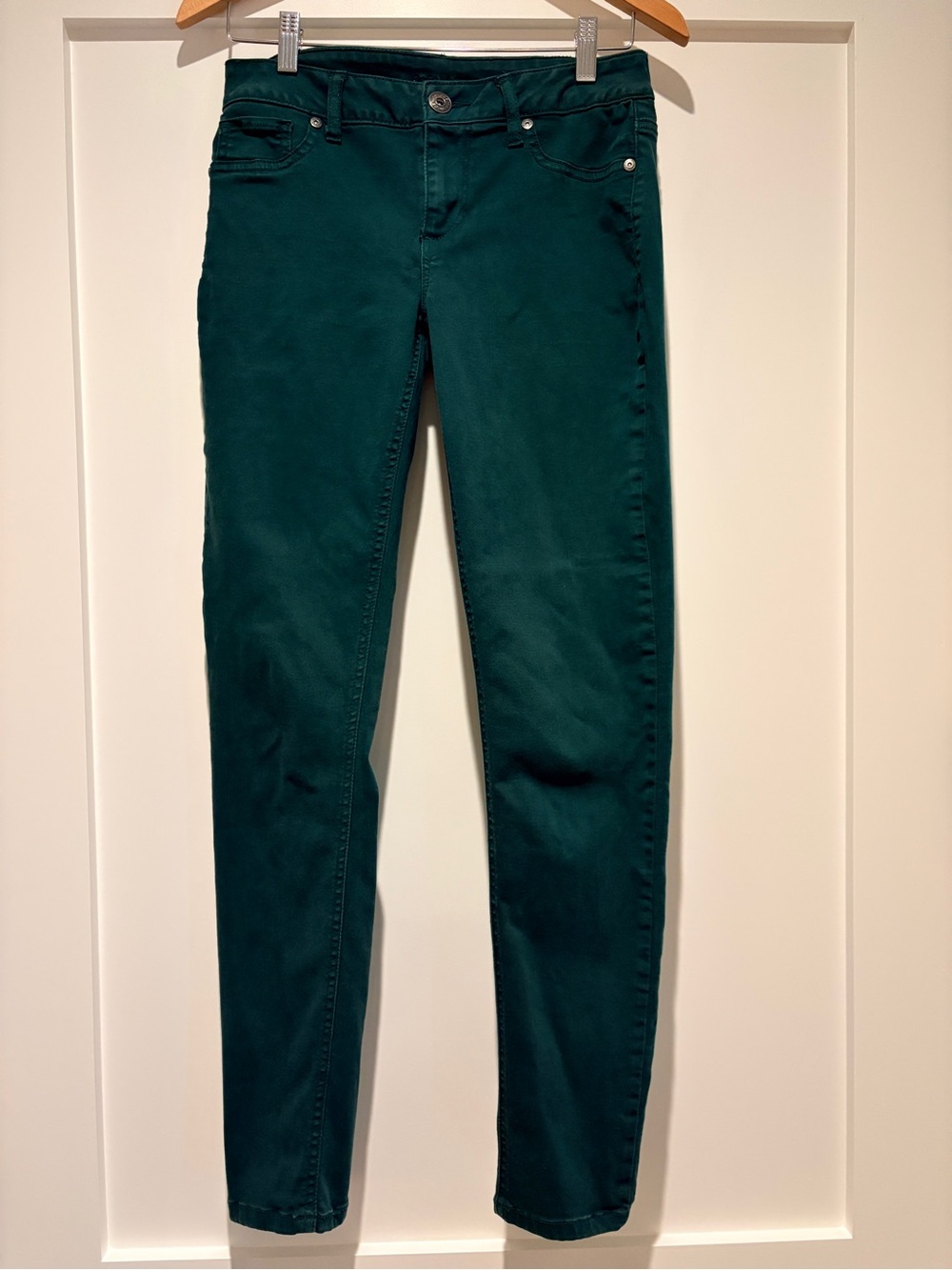 Maurice’s Green Slim Stretch Jeans, Women’s Small